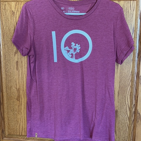 TENTREE t-shirt (reddish pink) - Picture 4 of 5